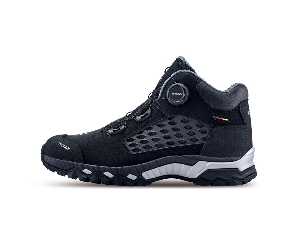 ZB-215A(블랙,다이얼)지벤 6인치 안전화(통풍)