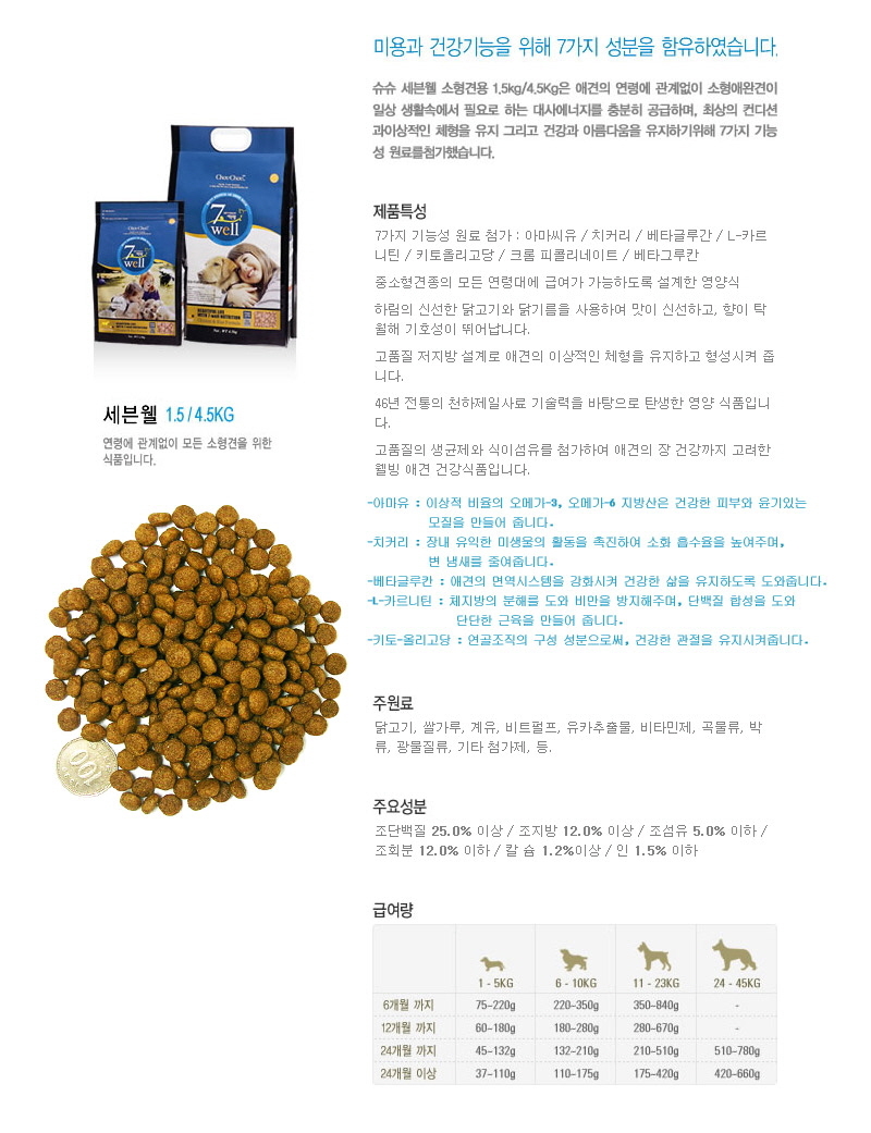 강아지 사료 건식 강아지 사료 다이어트 치킨 대형견 관리 영양 건강 반려동물 중형견 닭고기 면역력 상세 이미지 1