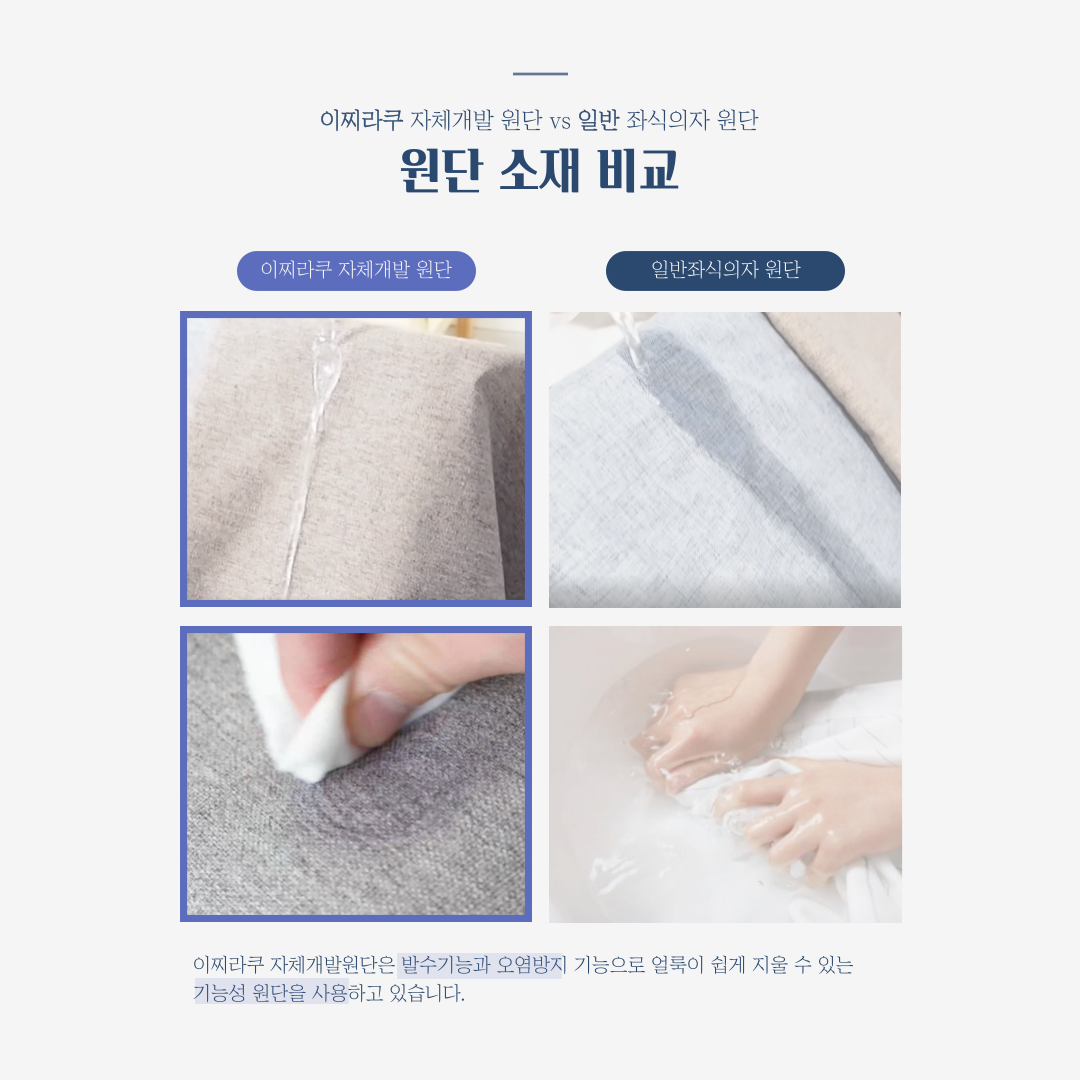 이찌라쿠 내바디 허리편한 등받이 좌식쇼파 1인용 리클라이너 상세 이미지 9