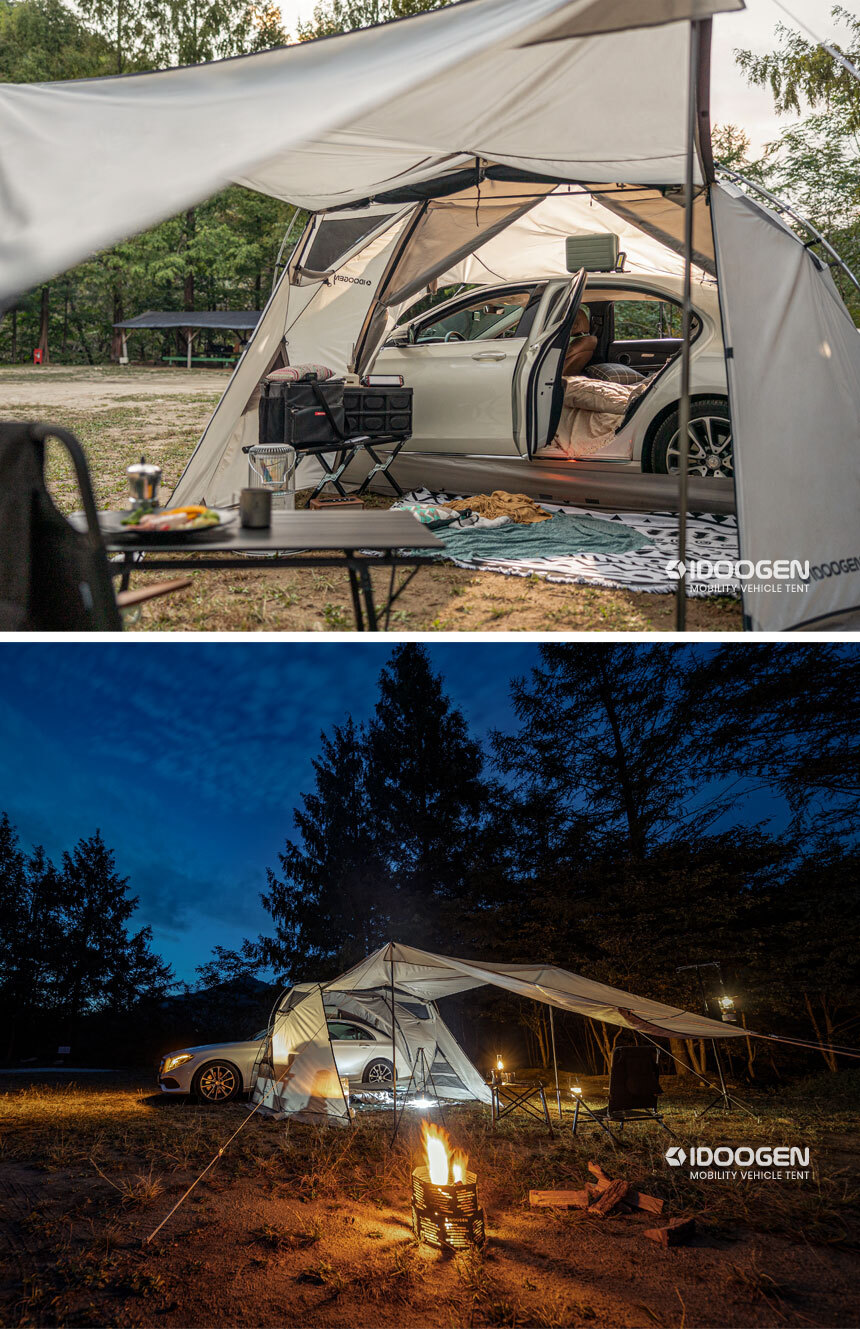 IDOOGEN Mobility Side X Car Tent Docking Car Shelter Combined Use