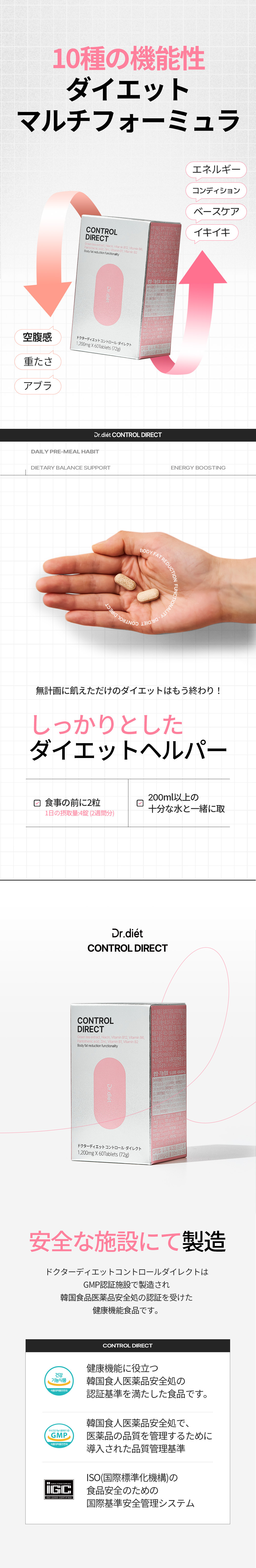Qoo10] ドクターディエット 【食前】コントロールダイレクト ダイエッ