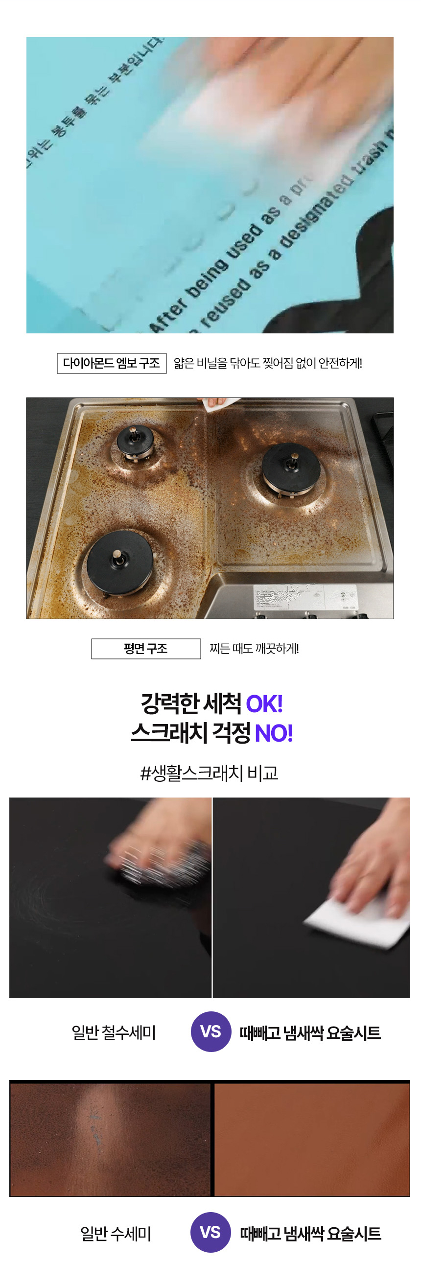 Magic sheet that removes dirt and odors