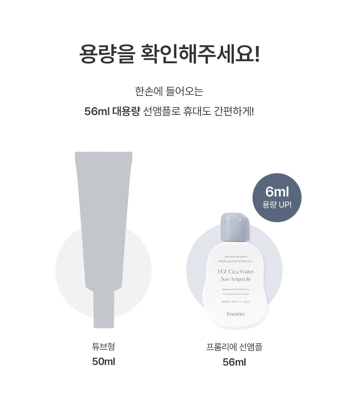FROMRIER Vegan EGF Cica Water Sun Ampoule - description 27