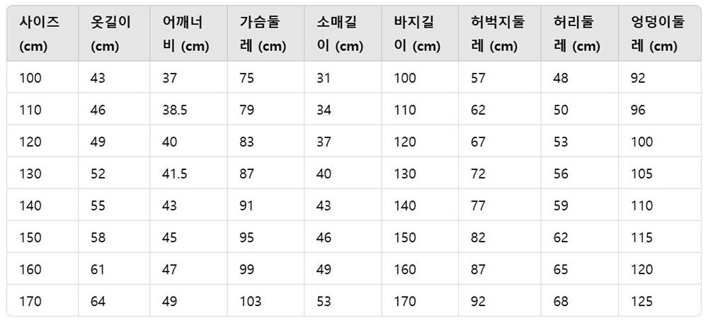 세부사이즈