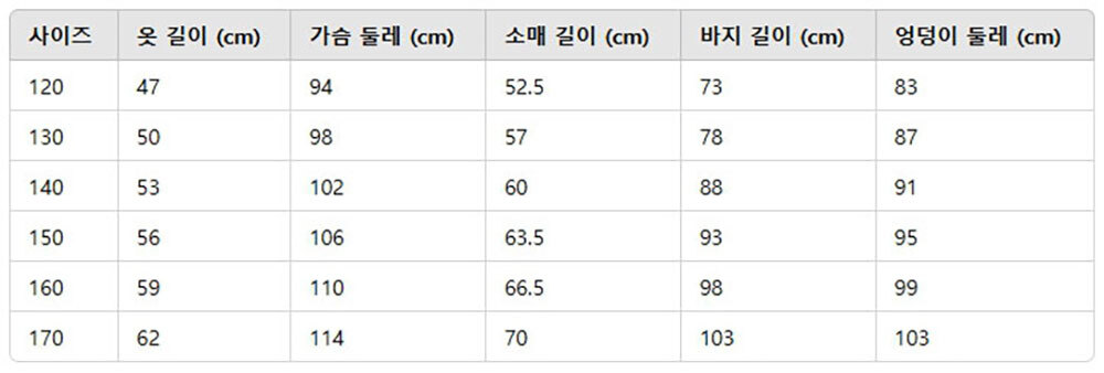 세부사이즈