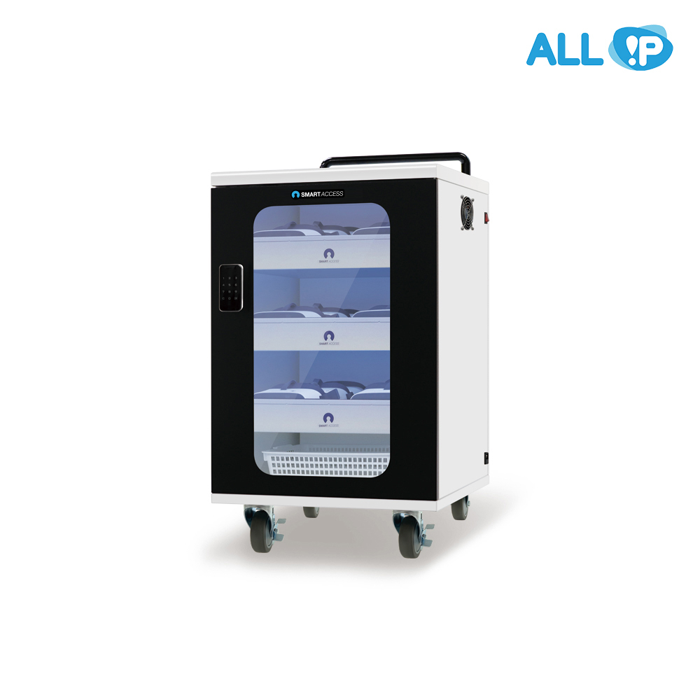 올아이피 VR18-US VR기기 충전보관함 UV-C 살균 디지털도어락