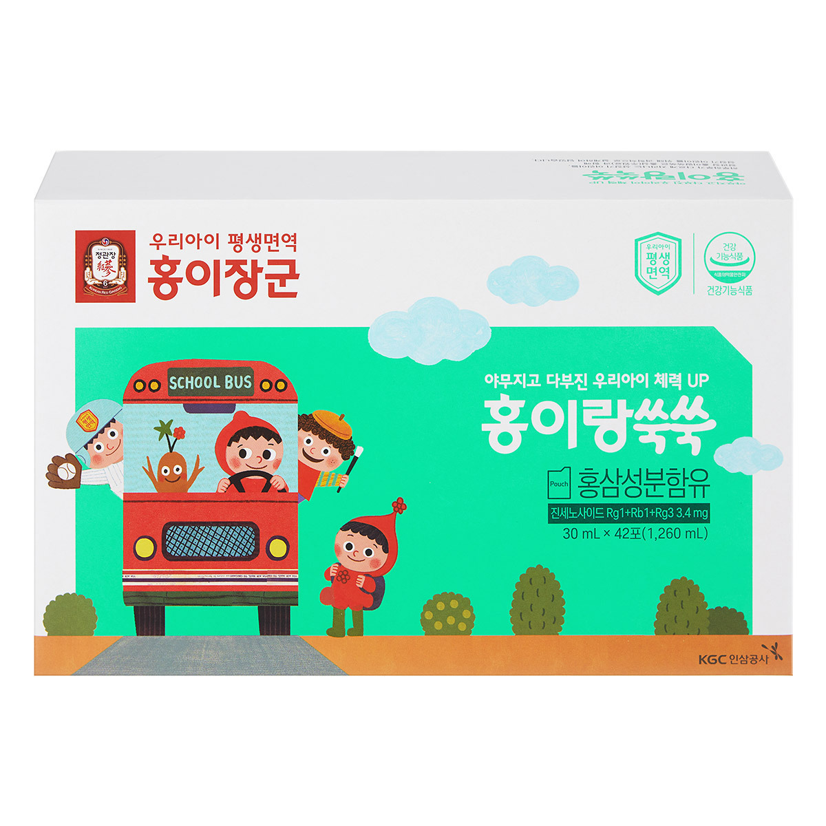 정관장 홍이장군 홍이랑쑥쑥 30ml x 42포