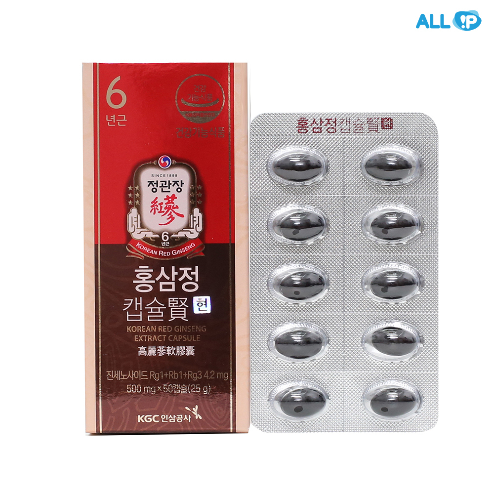 정관장 홍삼정캡슐 현 500mg x 100캡슐