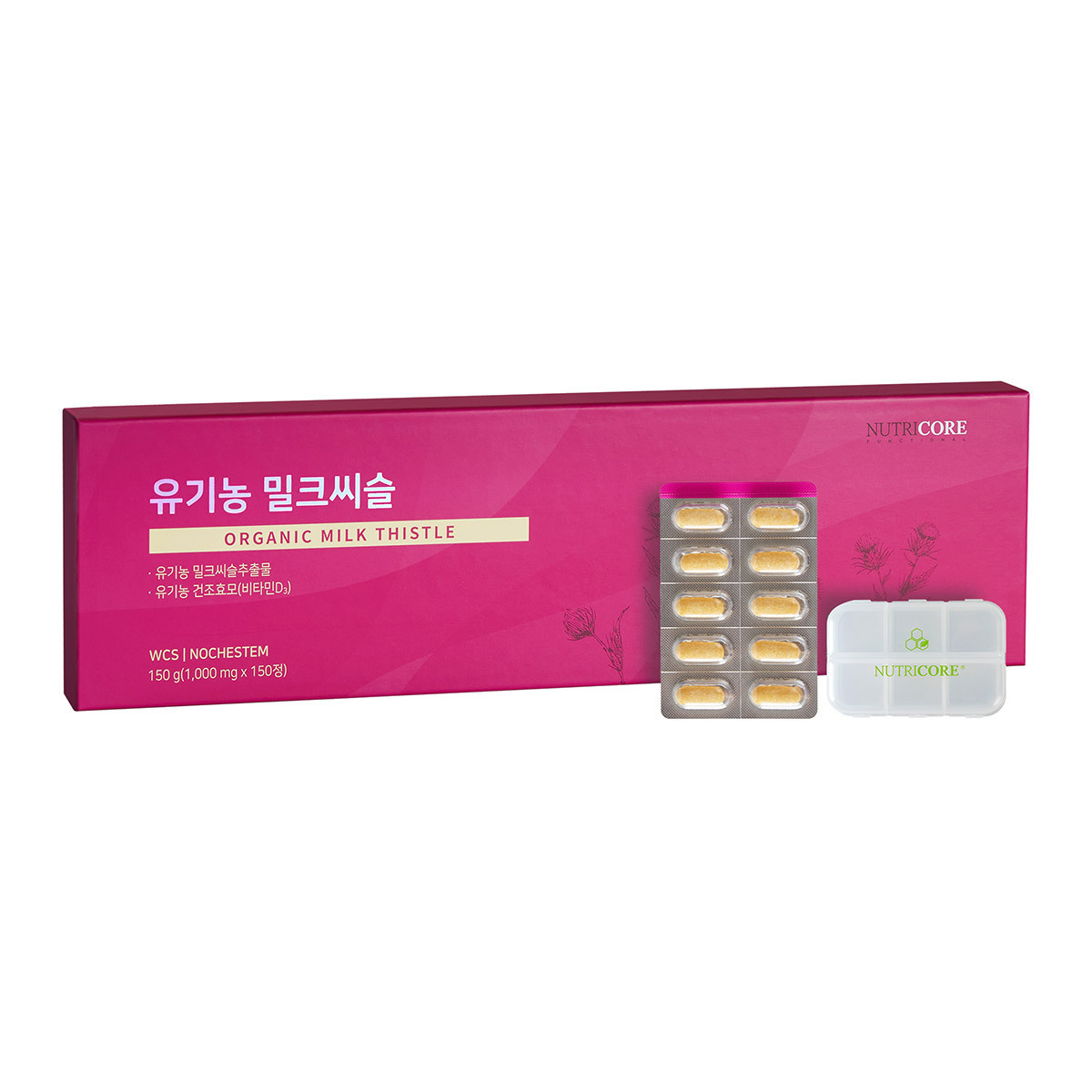 NCS 유기농밀크씨슬 1,000mg x 150정 NCS Organic Milk Thistle 1,000mg x 150ct
