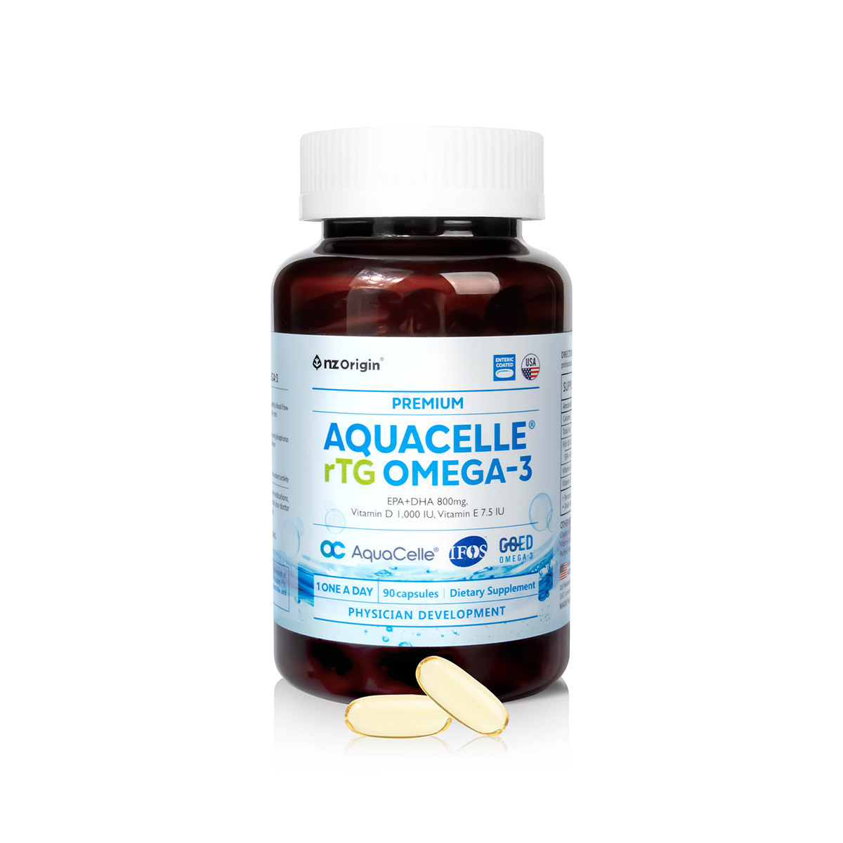 엔젯오리진 아쿠아셀 알티지 오메가3 1,050mg x 90cp