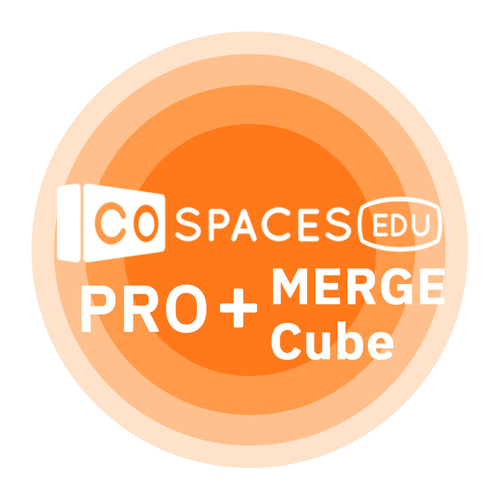 cospaces PRO + MERGE Cube add-on