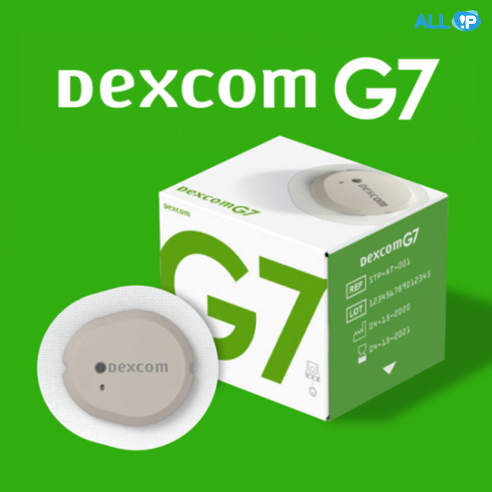 연속혈당측정기 덱스콤 G7 자동 무채혈 당 체크기 당뇨 검사기