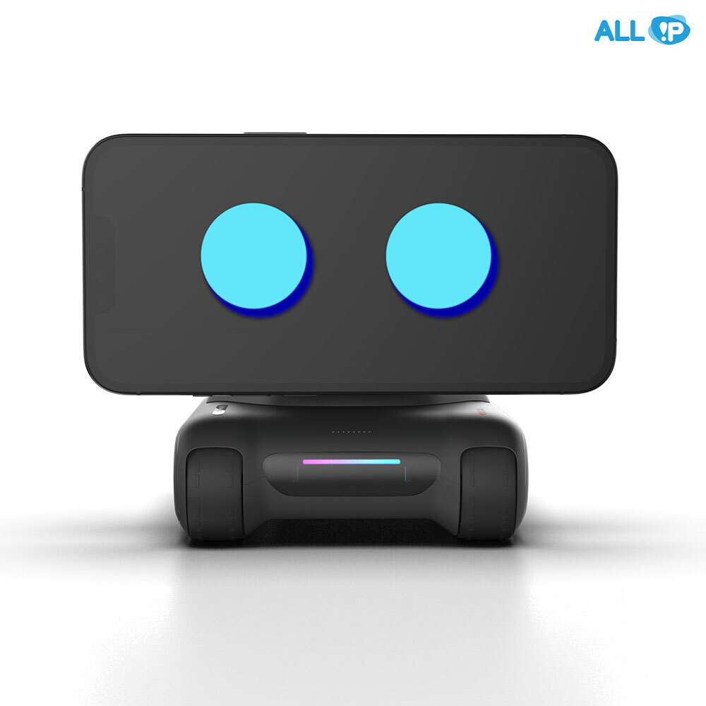 스마트 Ai Looi 로봇 전자 데스크탑 이동은 iPhone/Android 휴대폰을 지능형 자동화 로봇으로 변환합니다.