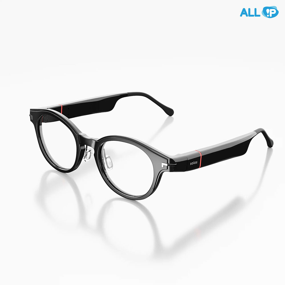 Solos AirGo 3 Argon 8 AI 스마트 글라스 &ndash; 프리미엄 AI 웨어러블 안경