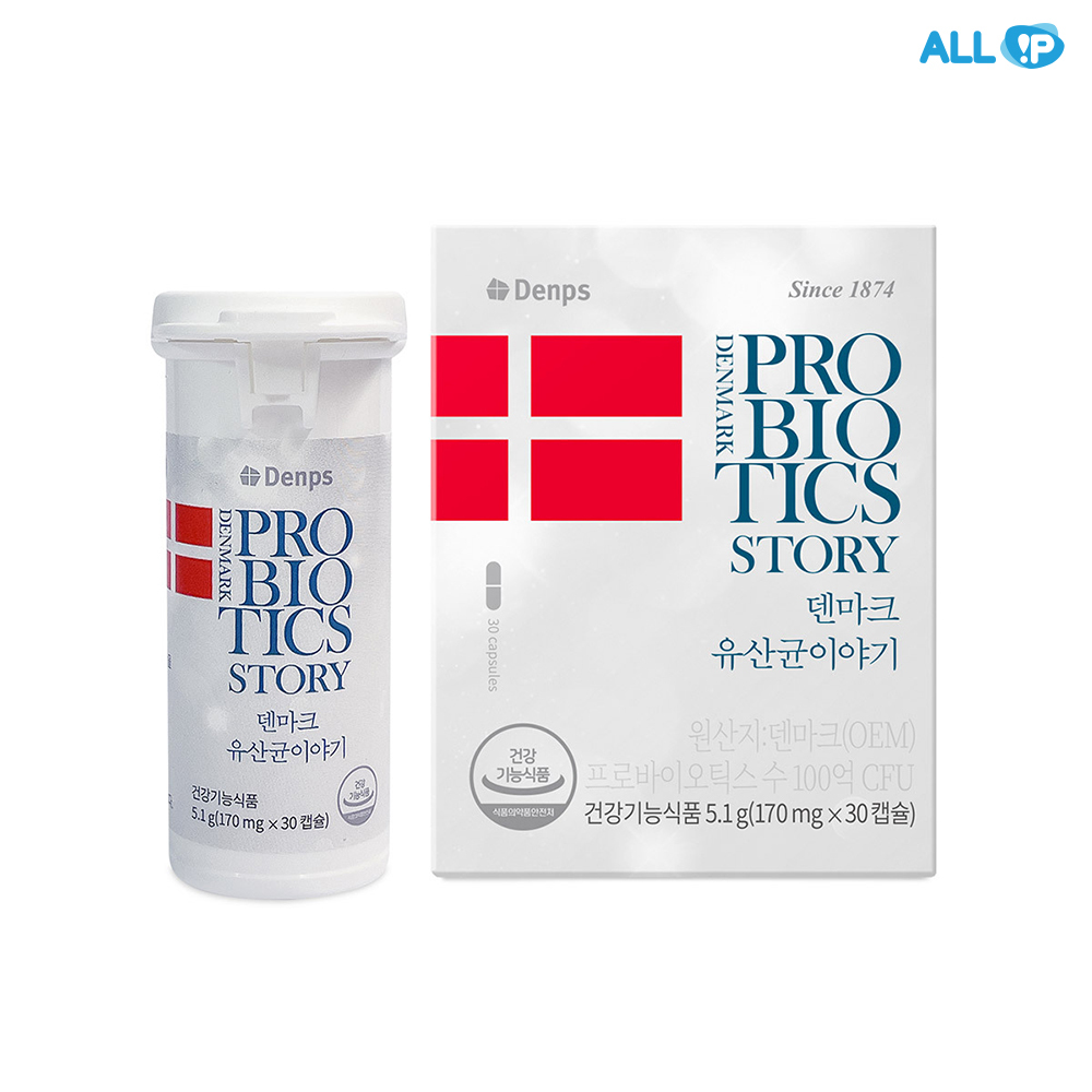 유산균 프로바이오틱스 덴마크 유산균이야기 170mg x 30캡슐