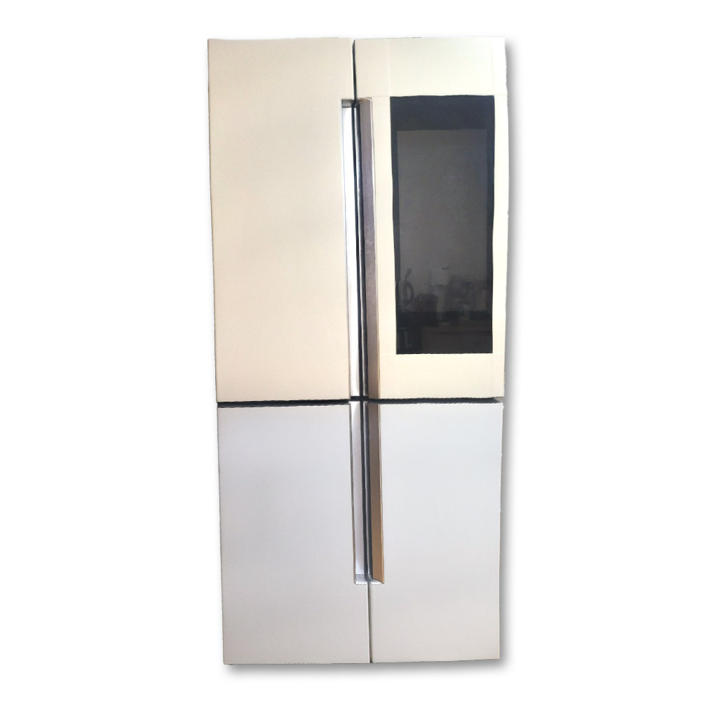 한샘 인테리어필름 (화이트+아이보리) - 냉장고 시트지 리폼 세트 무광 1.2m
