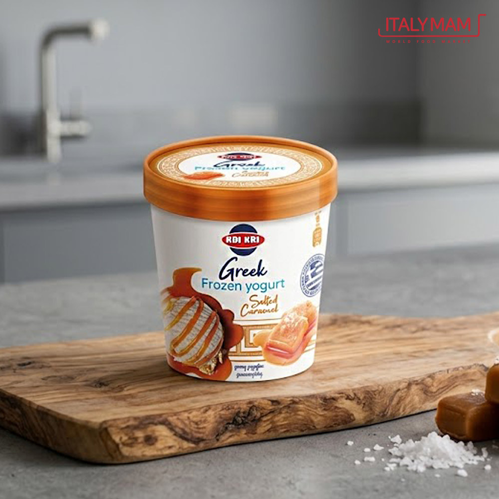 크리크리 그릭요거트 샤베트 아이스크림 솔티드 카라멜 320g