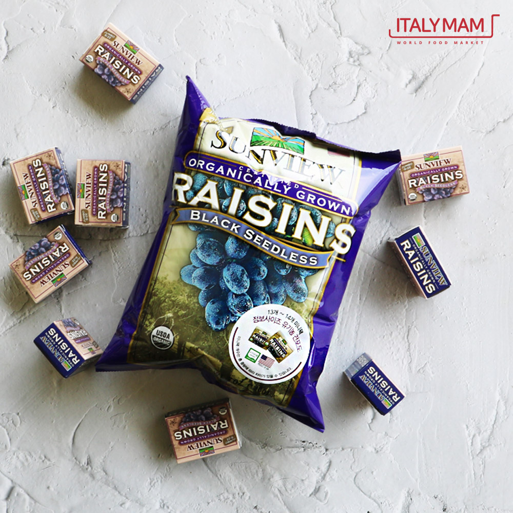 썬뷰 유기농 건포도 스낵팩 198g(14.14g*14개입)