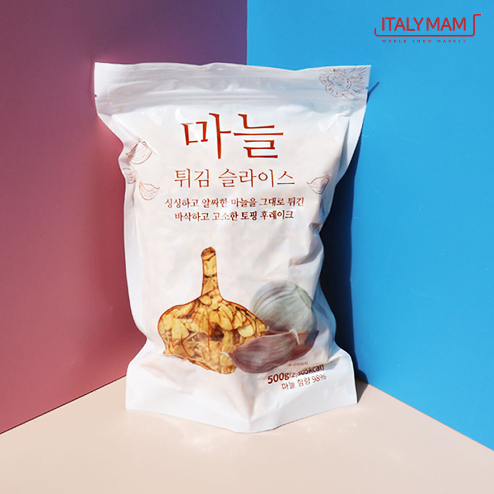 코우 마늘후레이크 튀긴마늘 슬라이스 500g