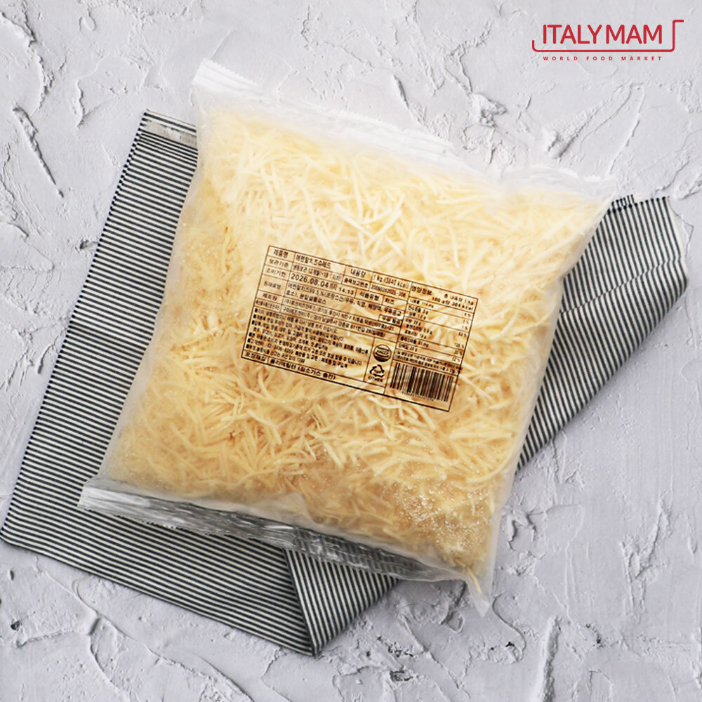 로젠 프랑스산 에멘탈 치즈 슈레드 1kg 냉동