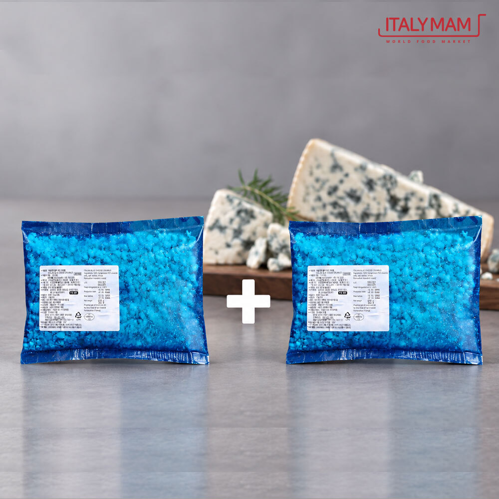 이탈리안 고르곤졸라 피칸테 크럼블 500G 1+1