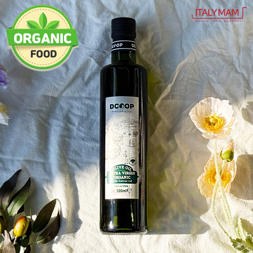 디쿱 유기농 올리브오일 냉압착 엑스트라버진 올리브유 500ml 올레샷 레몬샷 산도