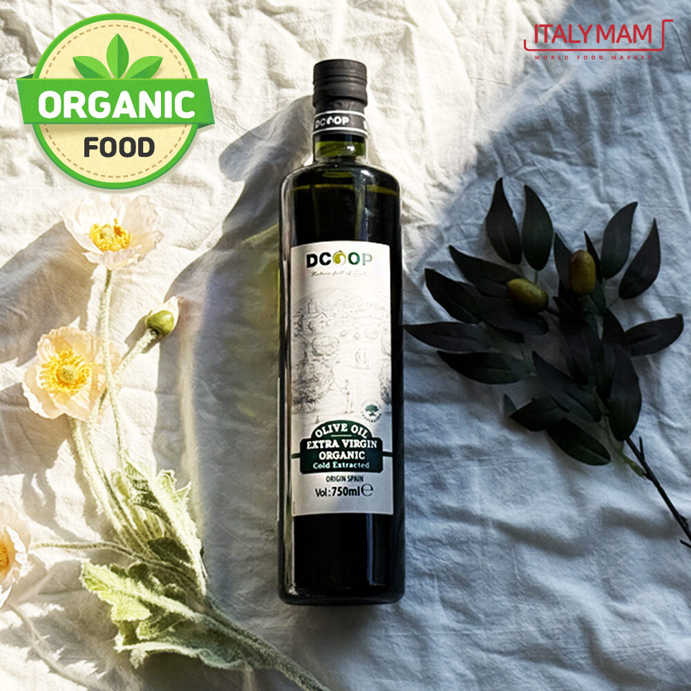 디쿱 유기농 올리브오일 냉압착 엑스트라버진 올리브유 750ml 올레샷 레몬샷 산도