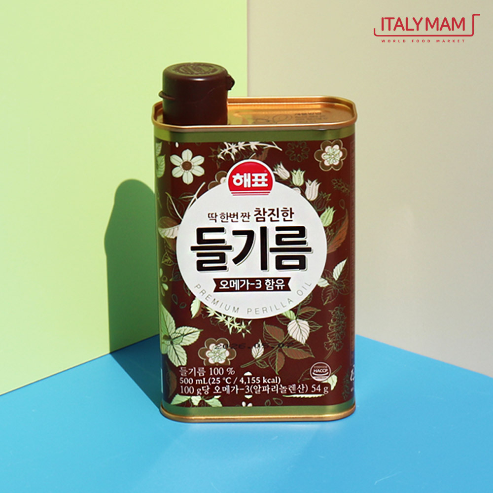 해표 참진한 들기름 500ml