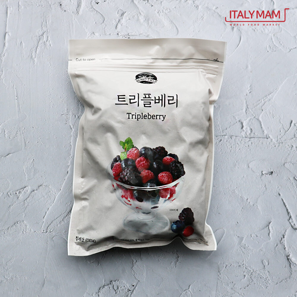 베리필드 트리플베리 1kg 믹스베리 라즈베리 블랙베리 블루베리