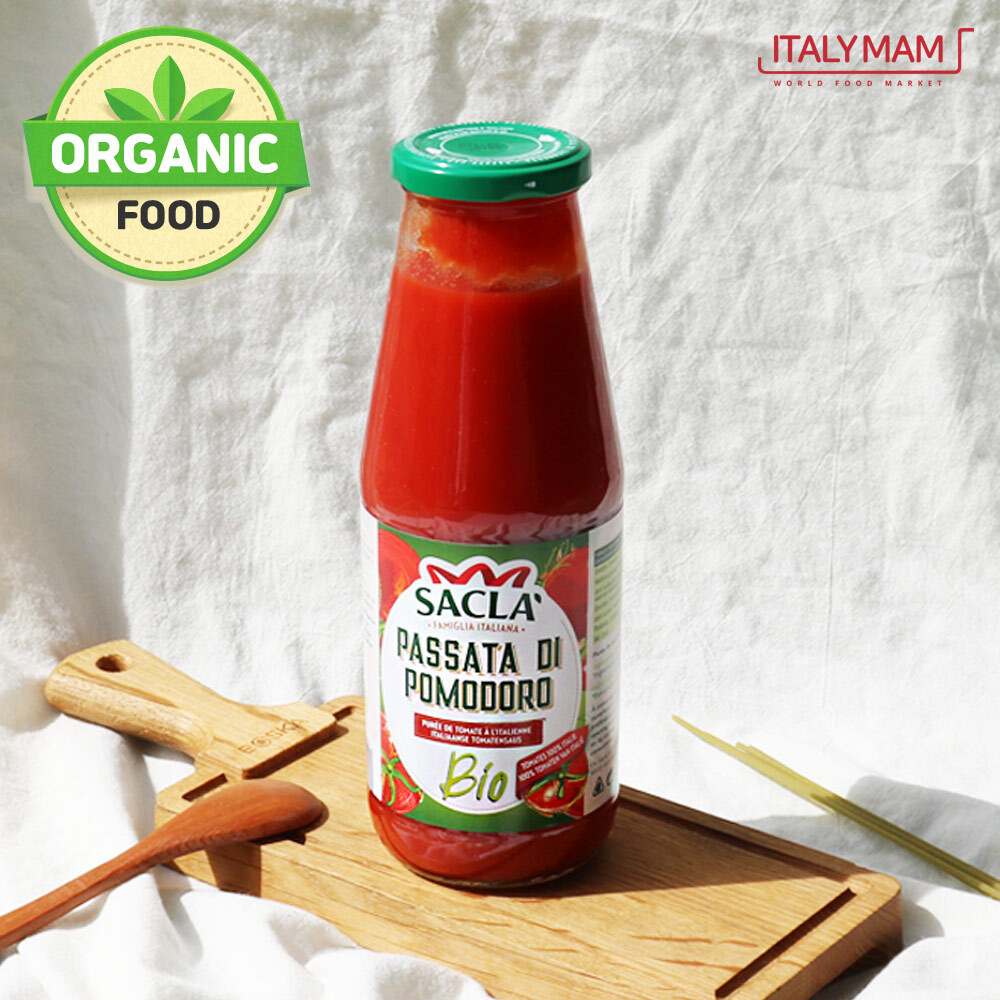 사클라 유기농 토마토퓨레 토마토소스 680g 파스타소스