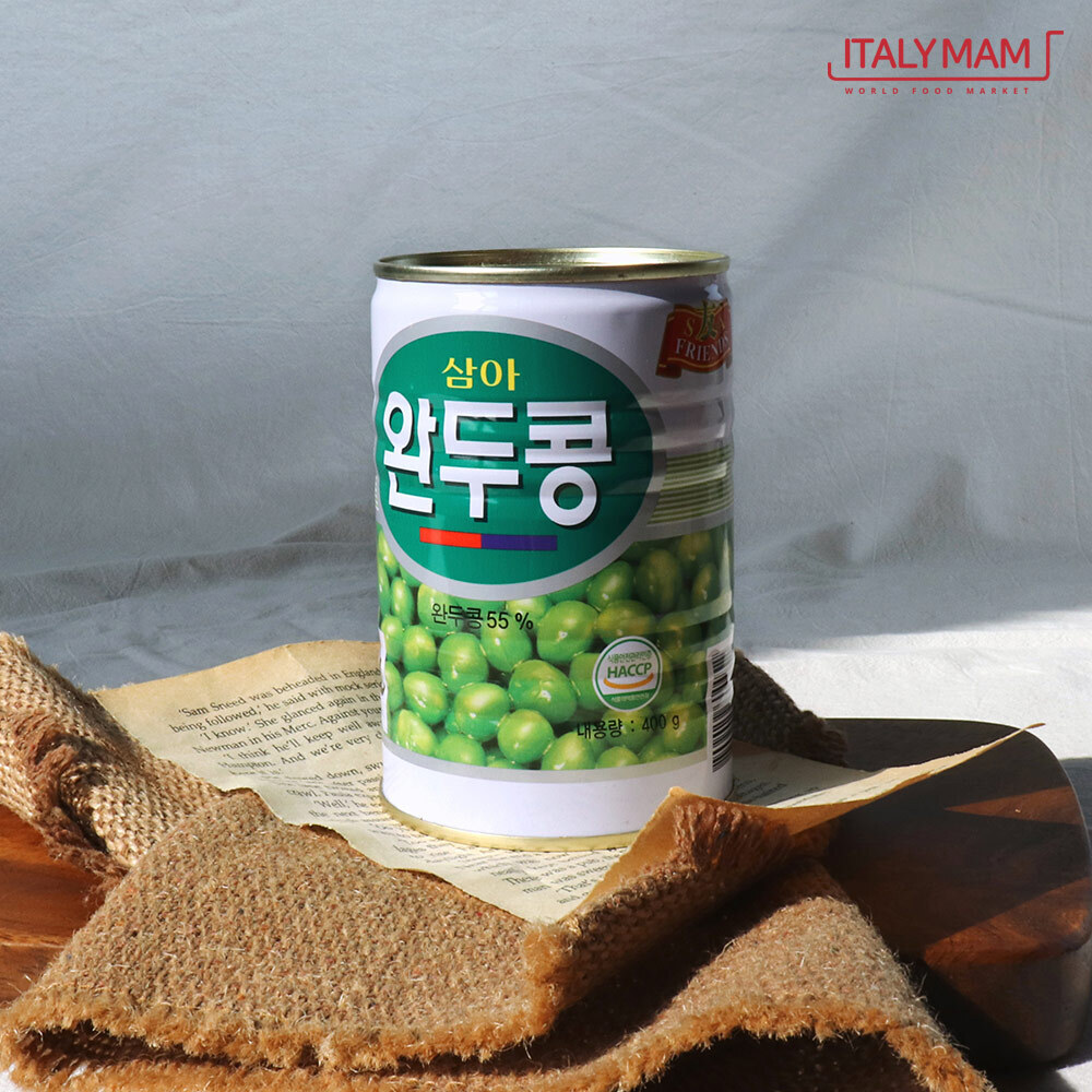 삼아 완두콩 통조림 400g