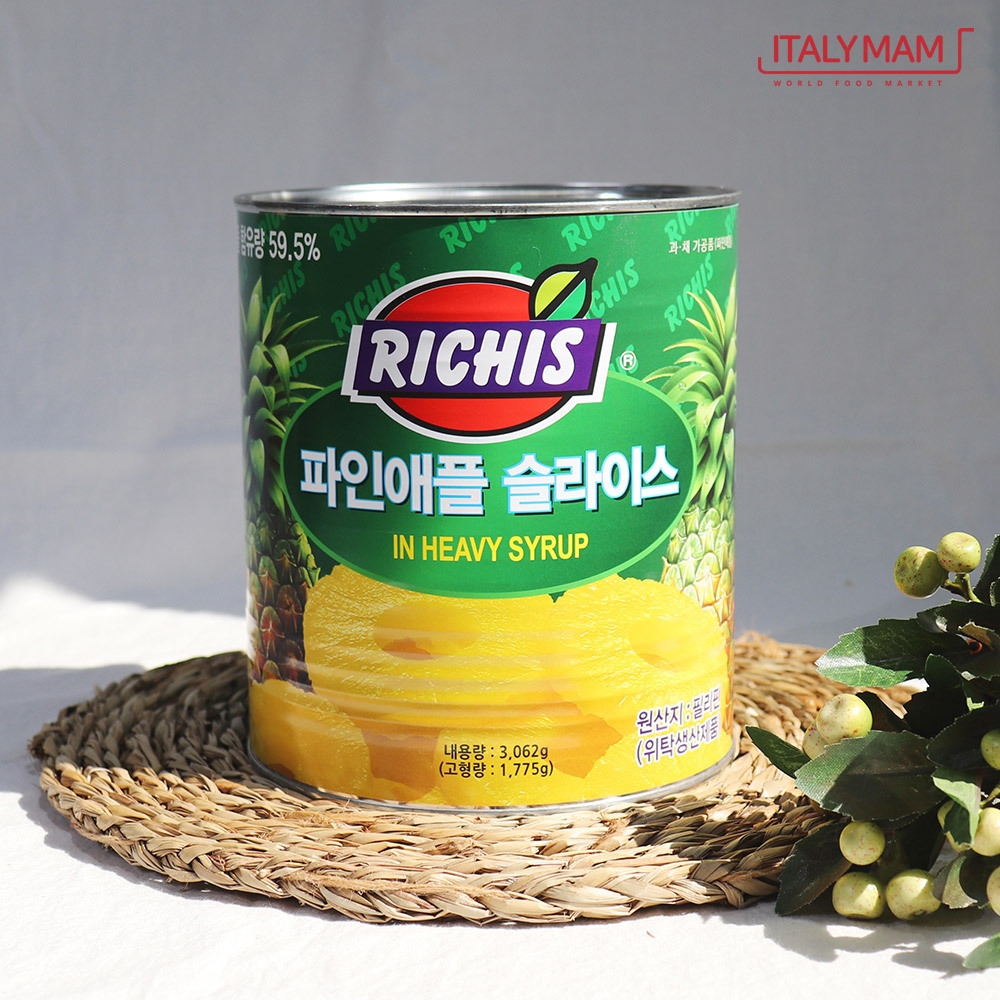 리치스 파인애플 슬라이스 3kg