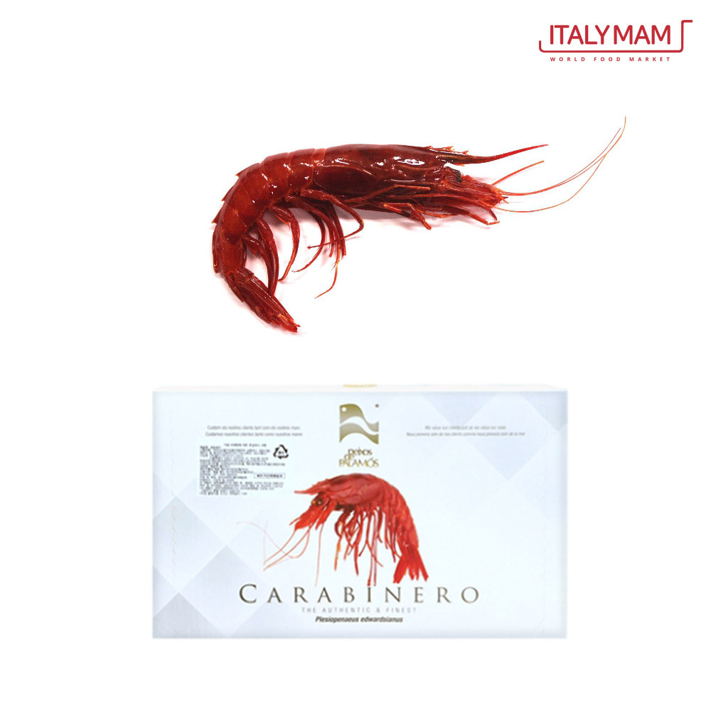 페이소스드팔라모스 황제 새우 까라비네로 새우 1kg내외 (22미 내외) 마리 당 45g내외 카라비네로