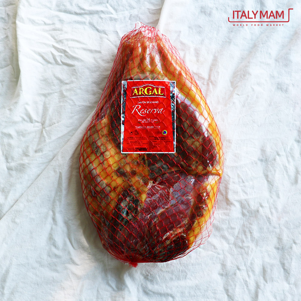 아르갈 세라노 하몽 본레스 비정량 5kg 하몬 돼지뒷다리 생햄