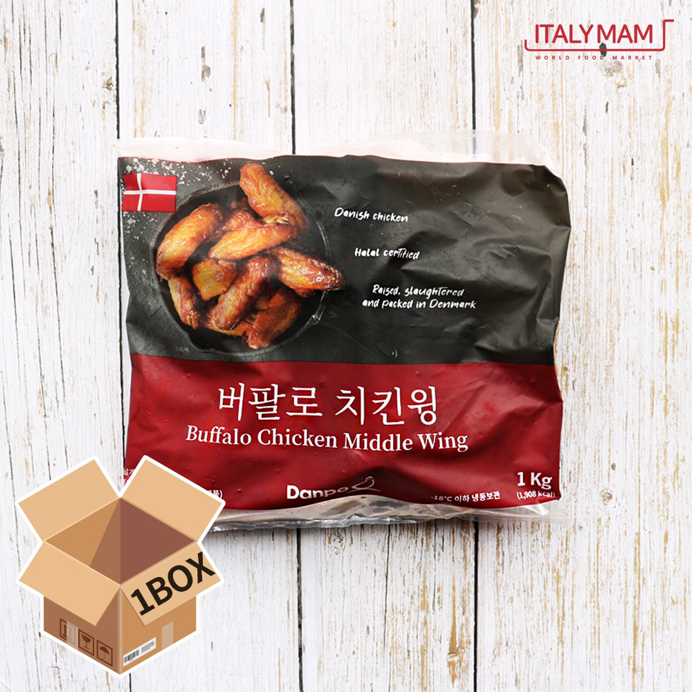 [박스판매] 덴포 버팔로윙 1kg x 10개 치킨윙