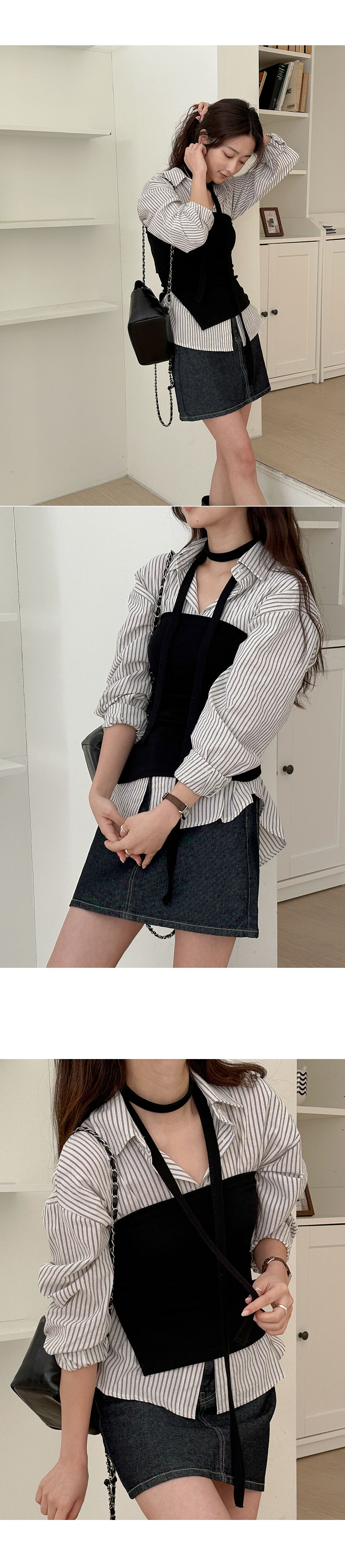 Versatile Button-Down Poly-Rayon Shirt Dress 66651