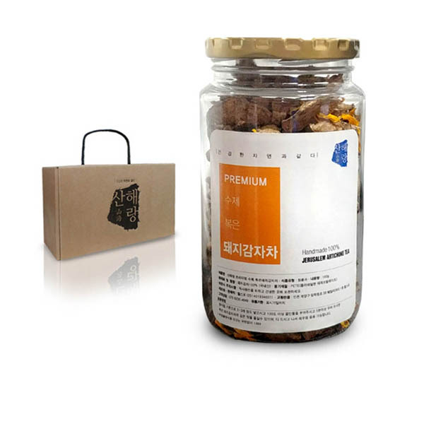 [산해랑] 볶은 수제 돼지감차 (160g)
