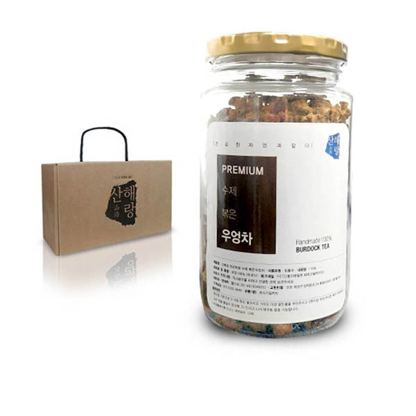 [산해랑] 볶은 수제우엉차 (140g)