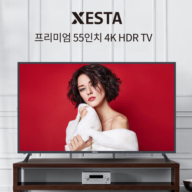 [LG헬로비전 B2B] 클라인즈 XESTA 55인치 UHD-TV 제스타 KHZ5502UH