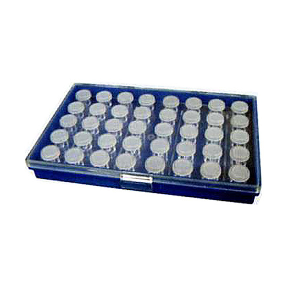 중앙브레인 SMD 칩보관함 CA100 원형 투명 칩박스 40개 세트 (CA311-40)