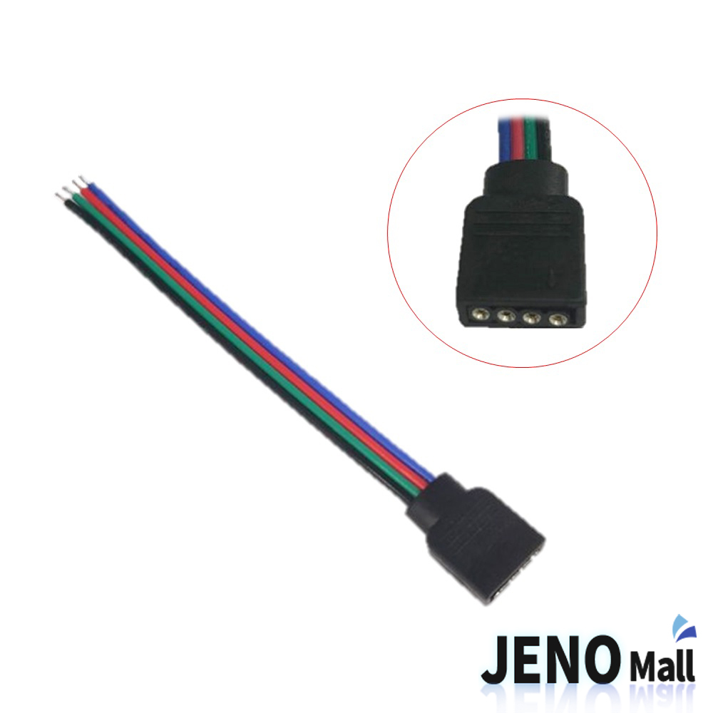 RGB 라운드 헤더핀 연결 커넥터 LED 스트립바 2.54mm (HAL2605)