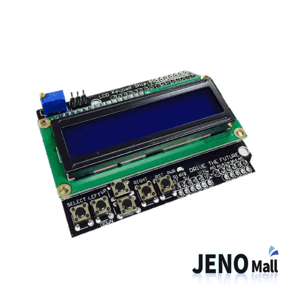 아두이노 우노 Uno 1602 LCD 키패드 Keypad Shield 쉴드 (HAM3509)