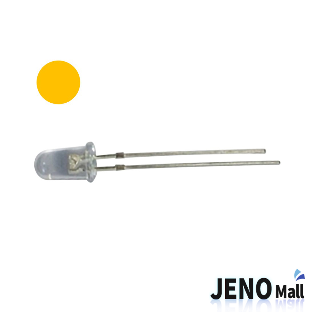 5mm 원형 DIP LED 발광다이오드 오렌지 600-605nm (HBL0915)
