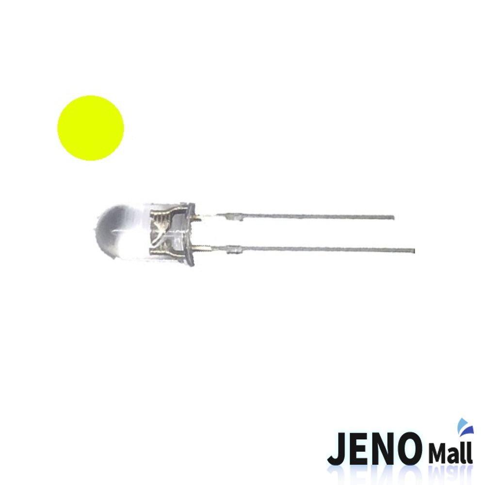 5mm 원형 DIP LED 발광다이오드 옐로우 (HBL1612)