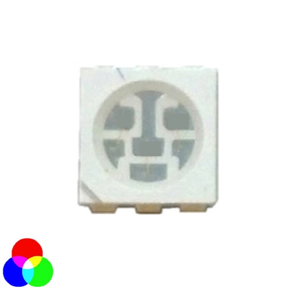 5050 SMD LED칩 발광다이오드 GRB(RGB) 1000개 HDL1606