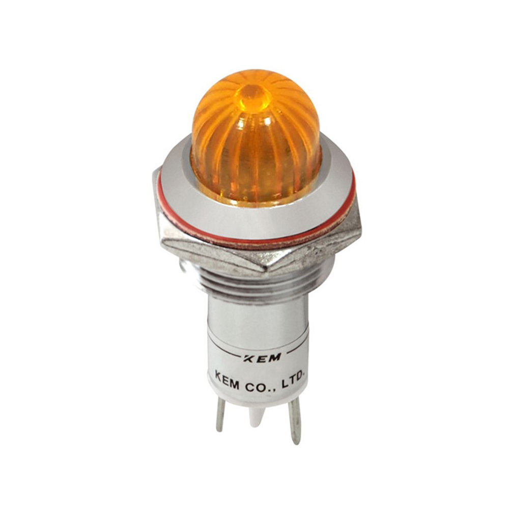 KEM 220V LED 인디케이터 고휘도형 화이트 16x35.5mm (KLCRAU-16A220-W)