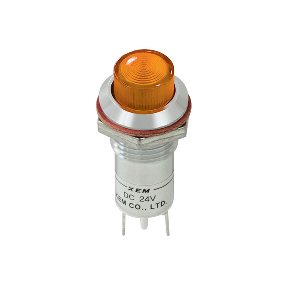KEM 220V LED 인디케이터 고휘도형 화이트 12x30.5mm (KLCU-12A220-W)