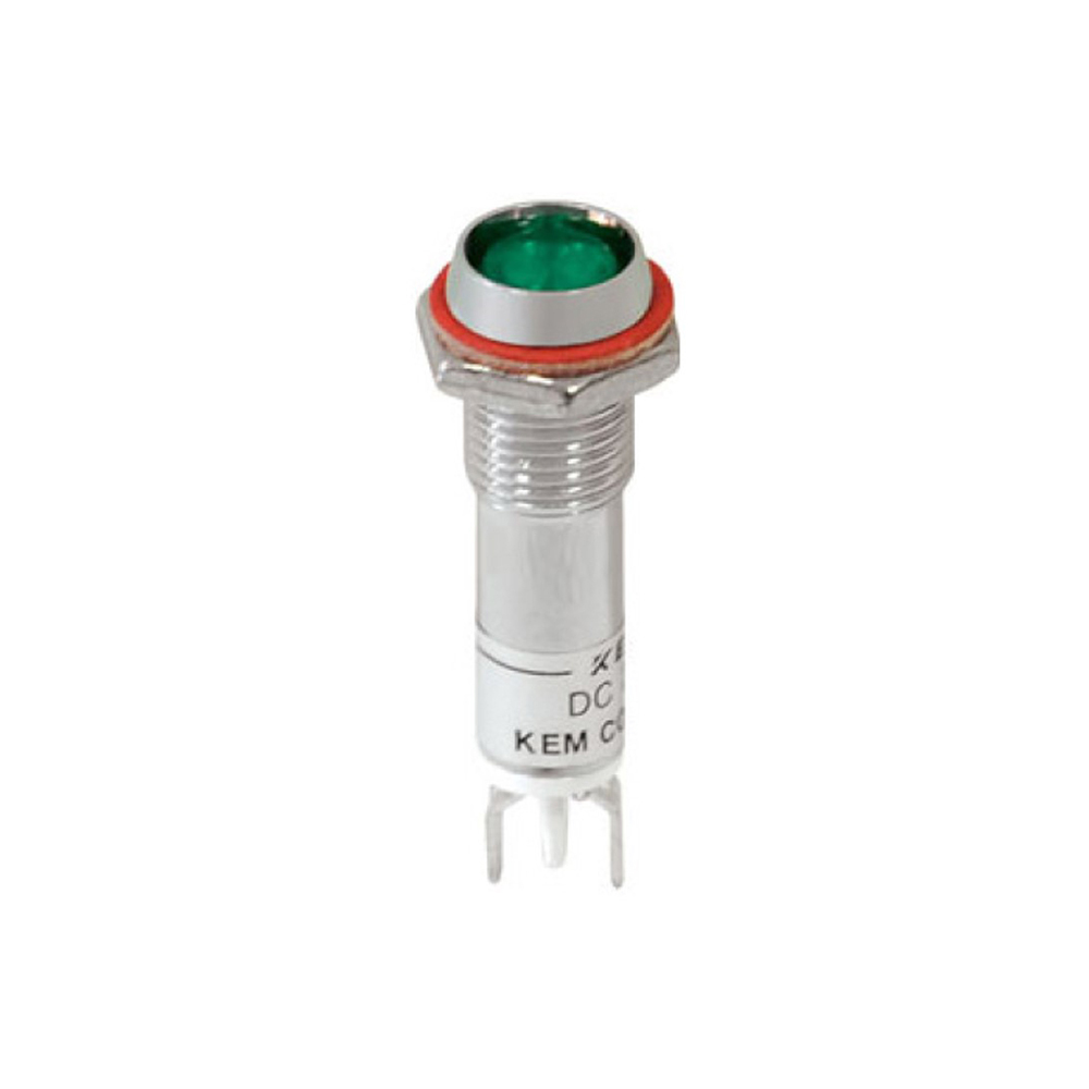 KEM 12V LED 인디케이터 고휘도형 레드 8x28mm (KLDU-08D12-R)