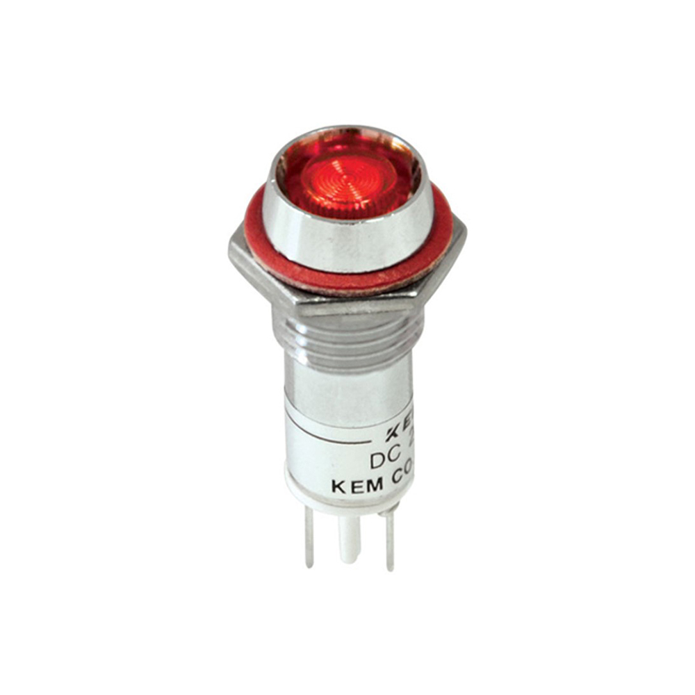 KEM 220V LED 인디케이터 고휘도형 화이트 10x26.5mm (KLDU-10A220-W)