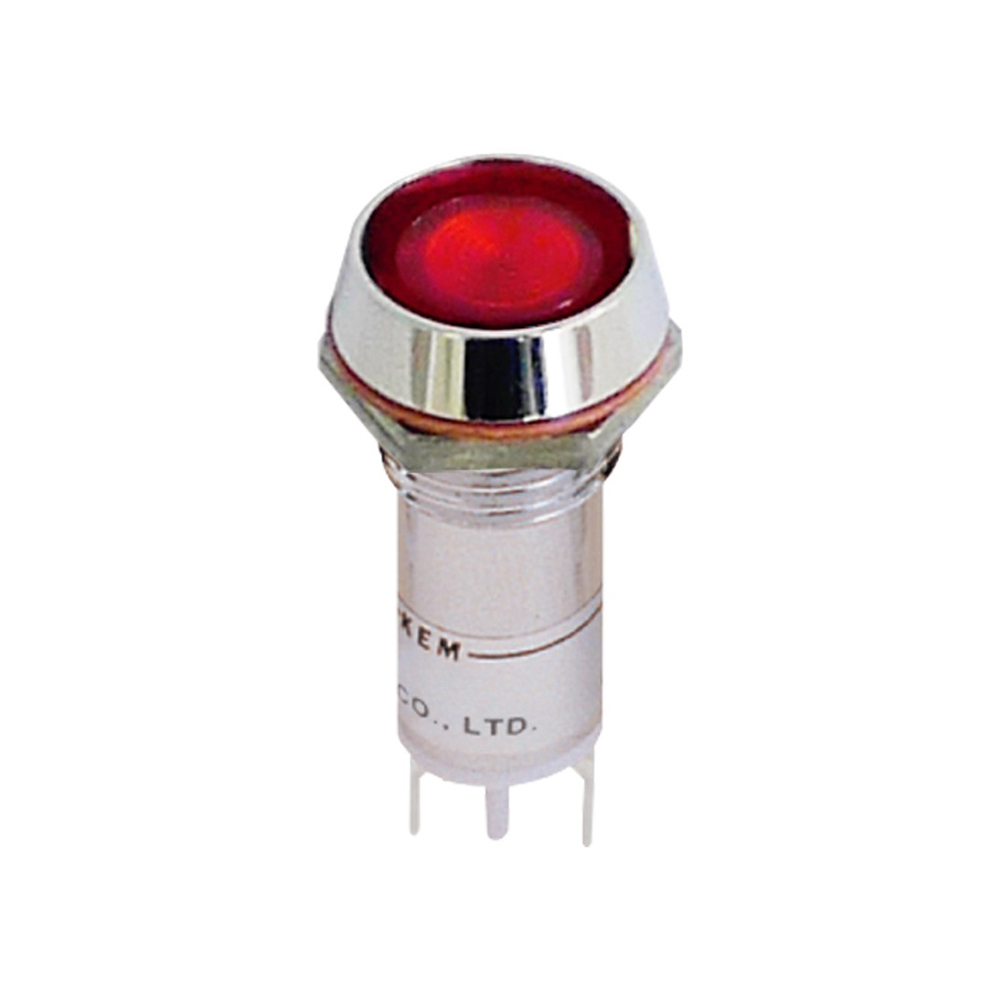 KEM 12V LED 인디케이터 고휘도형 레드 12x28.5mm (KLEU-12D12-R)